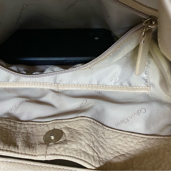 Calvin Klein Leather Hobo Bag - Picture 6 of 8